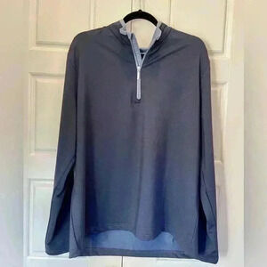 Carnoustie Jacket Mens L Navy Blue 1/4 Zip Pullover Tech layer for every season